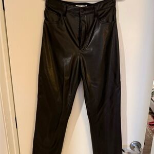Abercrombie & Fitch Black Ultra High Rise Pants